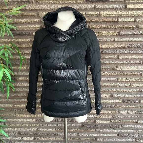 Lululemon Black Down Right Cozy Pullover Jacket Size 8 - Picture 4 of 12